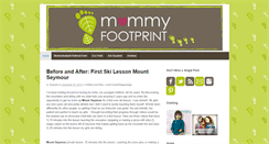 Desktop Screenshot of mommyfootprint.com